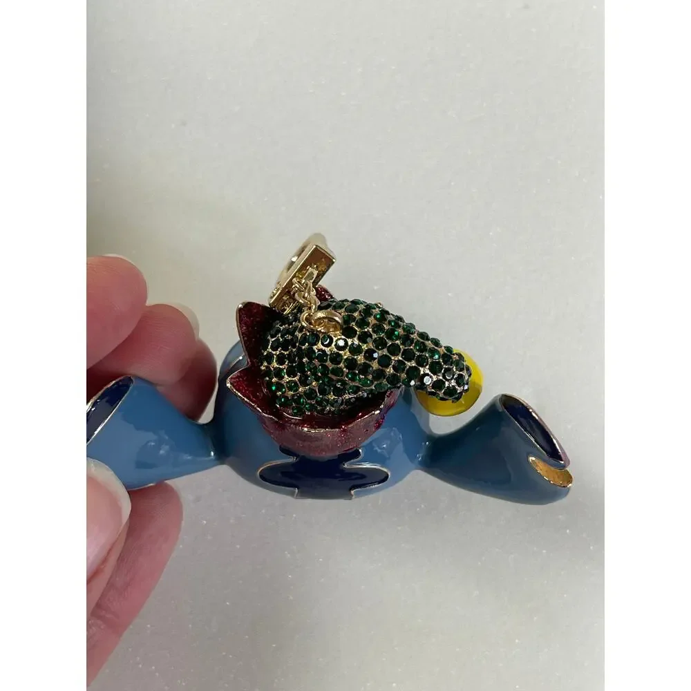 Disney BaubleBar Stitch BaubleBar Christmas Bag Charm Beaded Keychain Holiday